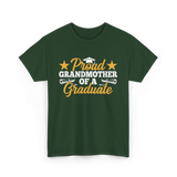 Proud Grandmother Graduate Graduation T-Shirt - Forest Green