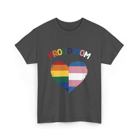 Proud Mom LGBTQ Love T-Shirt - Dark Heather