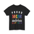 Proud Mom of a Smartass Gay Son LGBT T-Shirt - Black