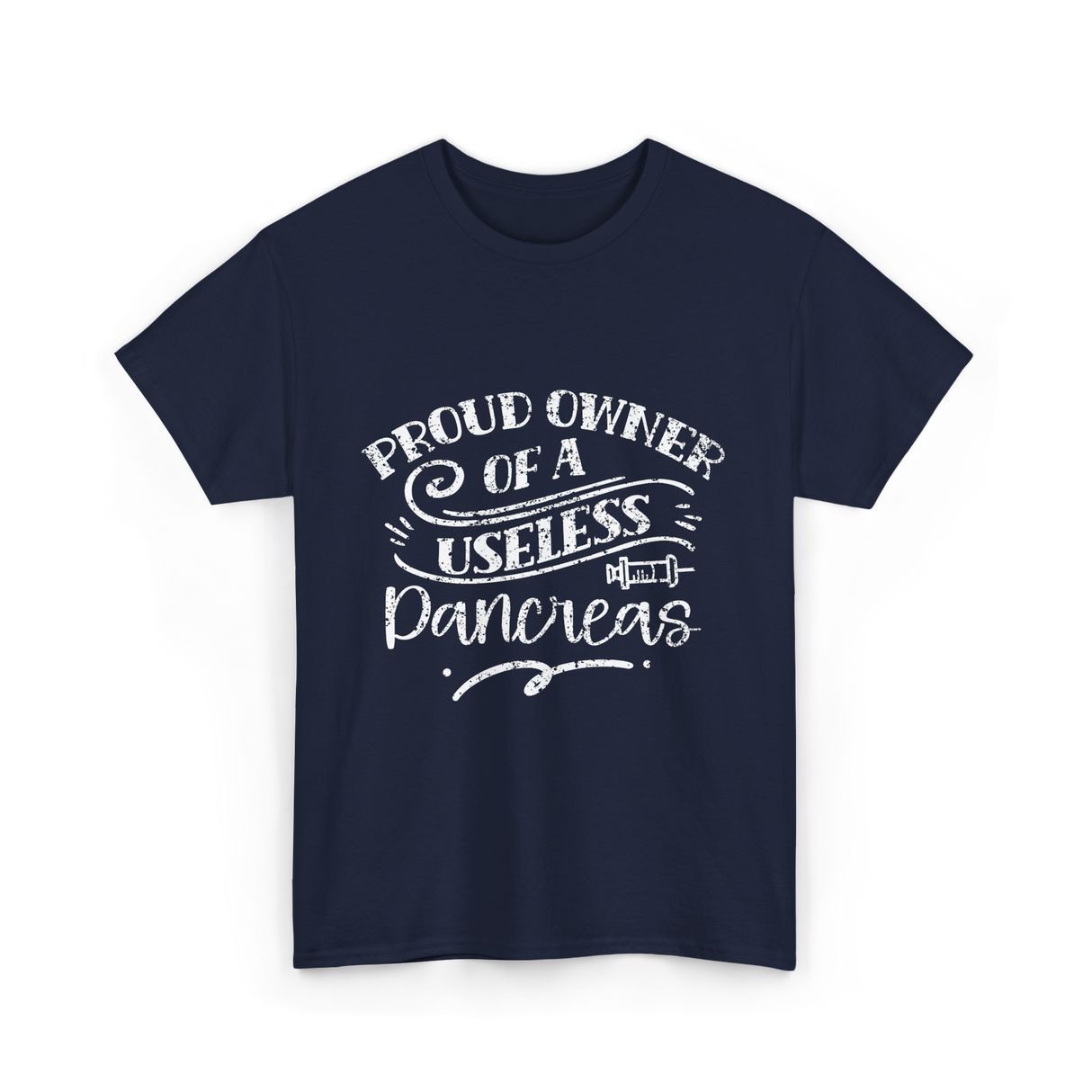 Proud Owner Of A Pancreas Diabetes T-Shirt - Navy