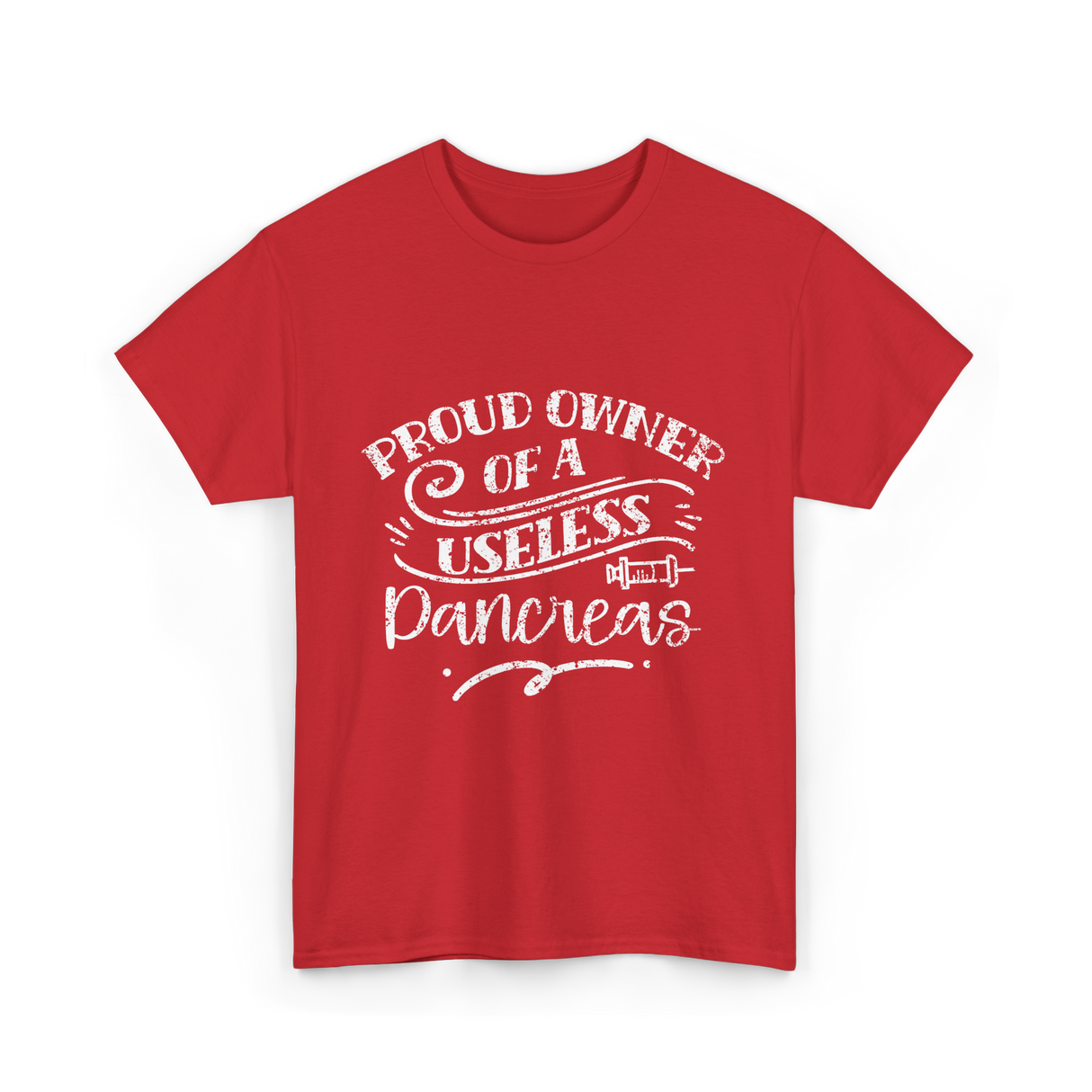 Proud Owner Of A Pancreas Diabetes T-Shirt - Red