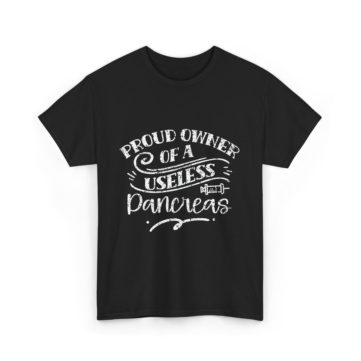 Proud Owner Of A Pancreas Diabetes T-Shirt - Black