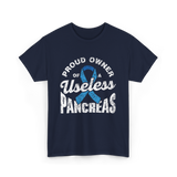 Proud Owner Of A Pancreas Diabetes T-Shirt - Navy