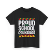 Proud School Counselor Counselor T-Shirt - Black