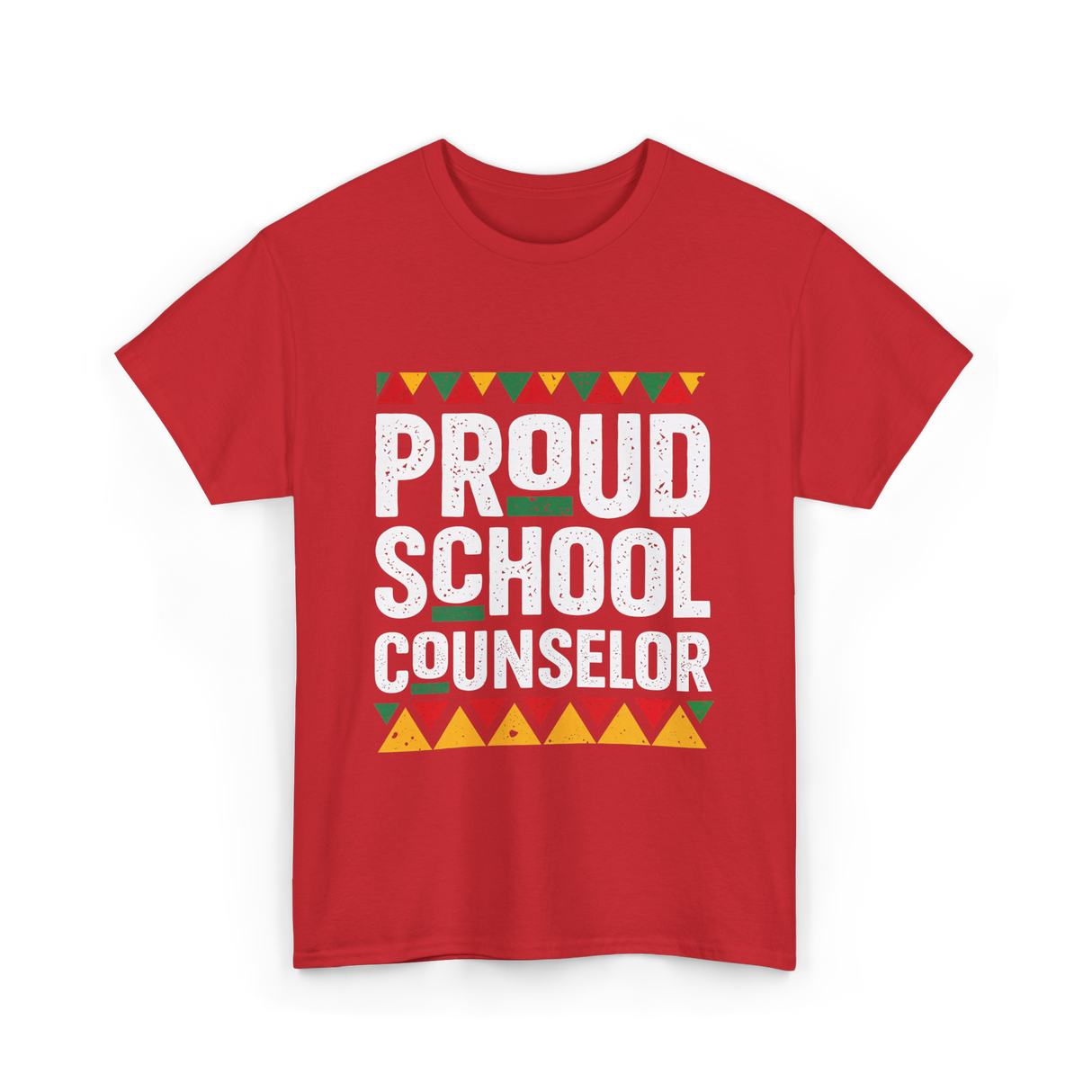 Proud School Counselor Counselor T-Shirt - Red