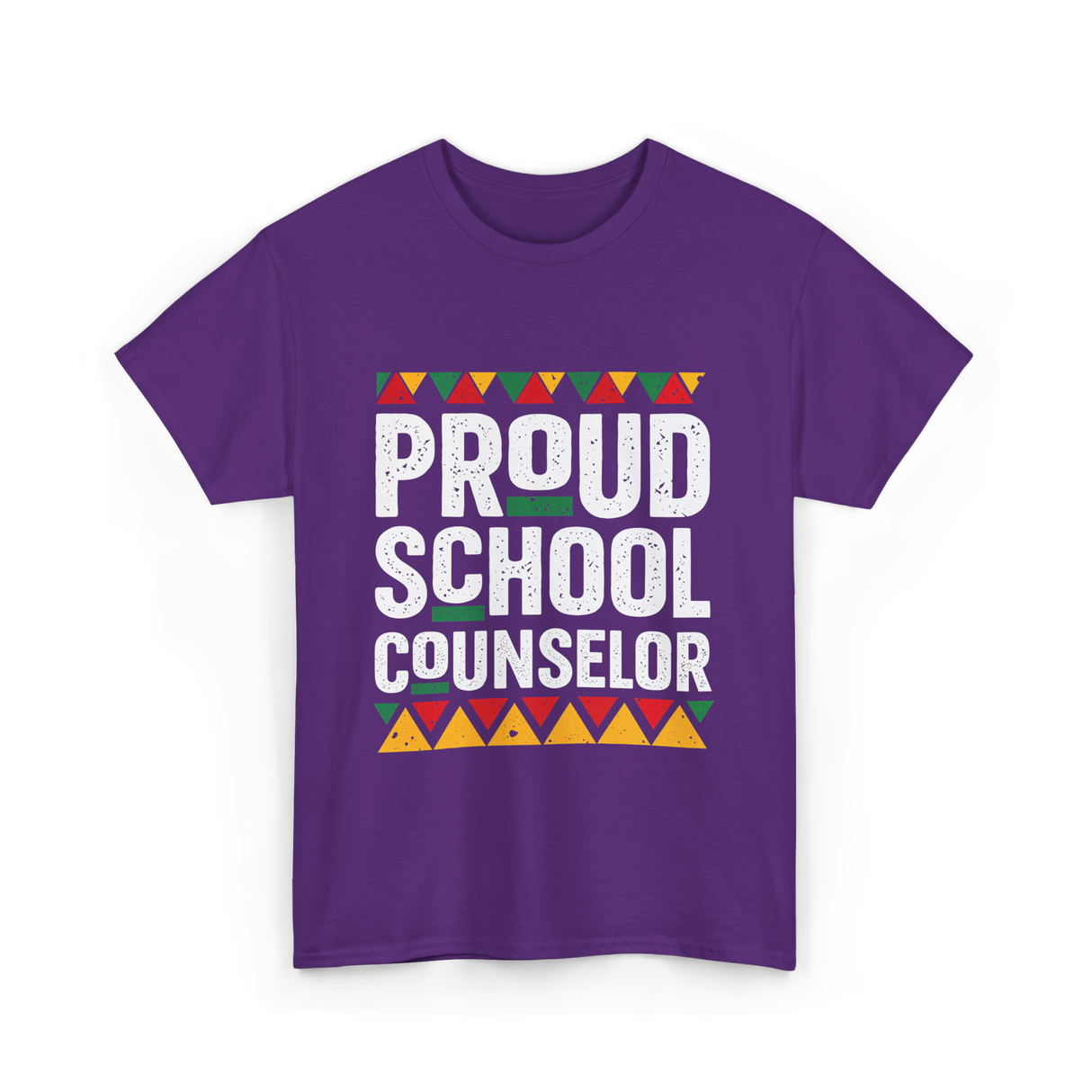 Proud School Counselor Counselor T-Shirt - Purple