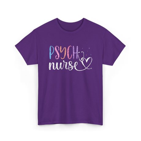 Psych Nurse Nursing Mental Health T-Shirt - Purple