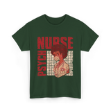 Psych Nurse Nursing Psychiatry T-Shirt - Forest Green