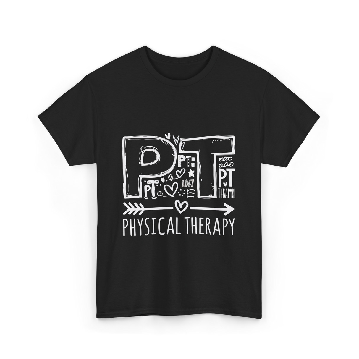 PT Physical Therapy Health T-Shirt - Black