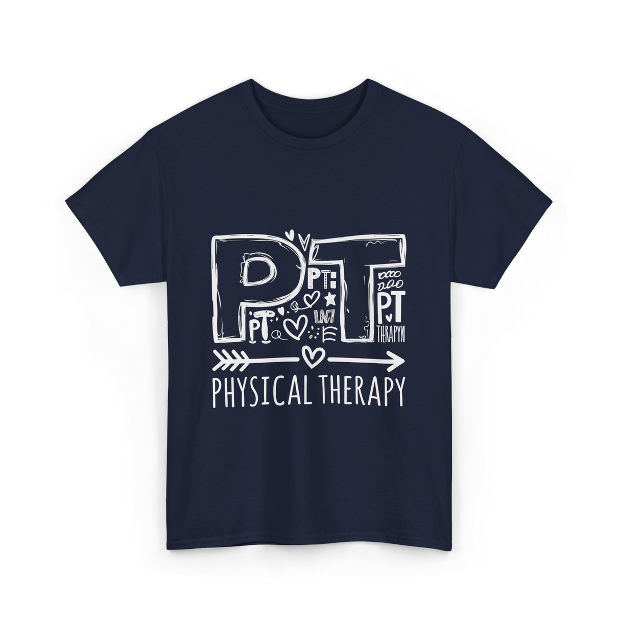 PT Physical Therapy Health T-Shirt - Navy