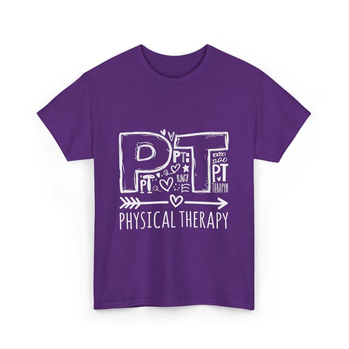 PT Physical Therapy Health T-Shirt - Purple