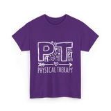 PT Physical Therapy Health T-Shirt - Purple