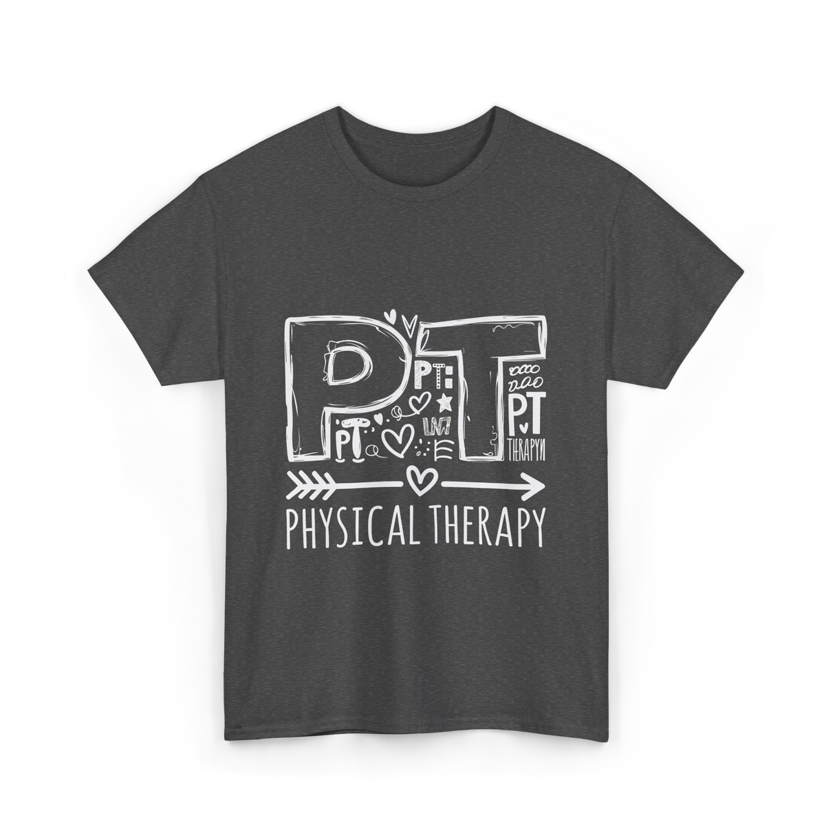 PT Physical Therapy Health T-Shirt - Dark Heather