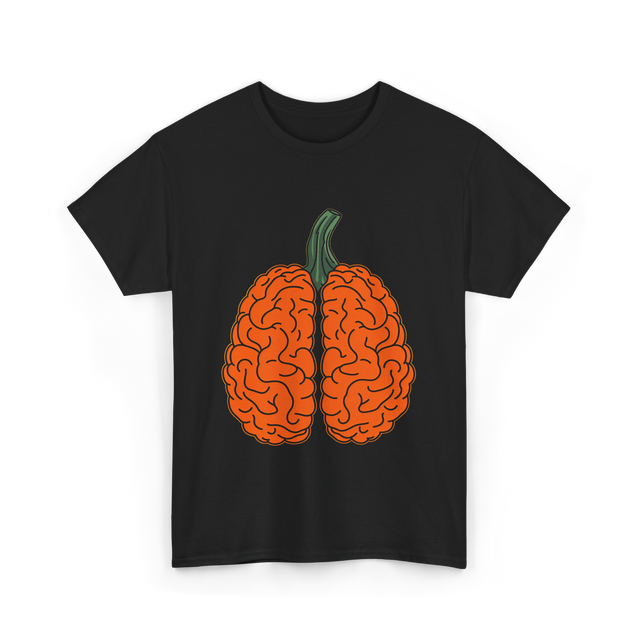 Pumpkin Brain Psychology T-Shirt - Black