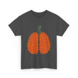 Pumpkin Brain Psychology T-Shirt - Dark Heather