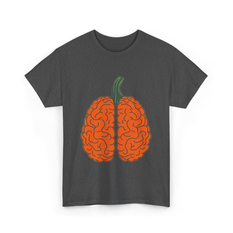 Pumpkin Brain Psychology T-Shirt - Dark Heather