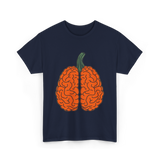 Pumpkin Brain Psychology T-Shirt - Navy