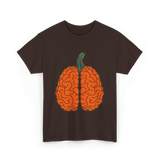 Pumpkin Brain Psychology T-Shirt - Dark Chocolate