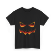 Pumpkin Face Halloween Costume T-Shirt - Black