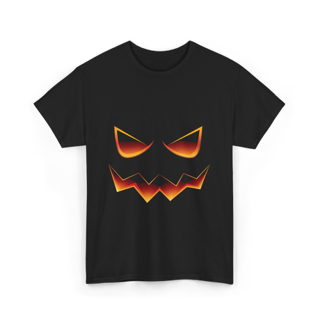 Pumpkin Face Halloween Costume T-Shirt - Black