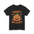 Pumpkin Halloween T-Shirt - Black