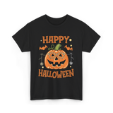 Pumpkin Halloween T-Shirt - Black