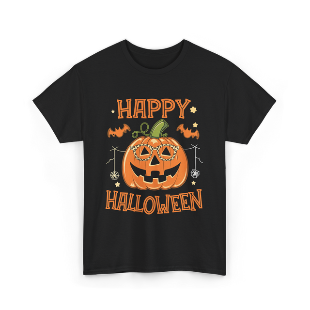 Pumpkin Halloween T-Shirt - Black