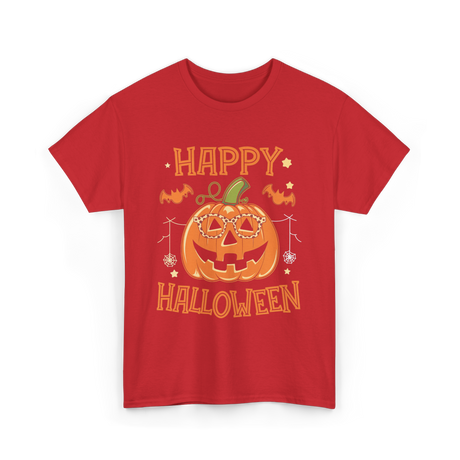 Pumpkin Halloween T-Shirt - Red