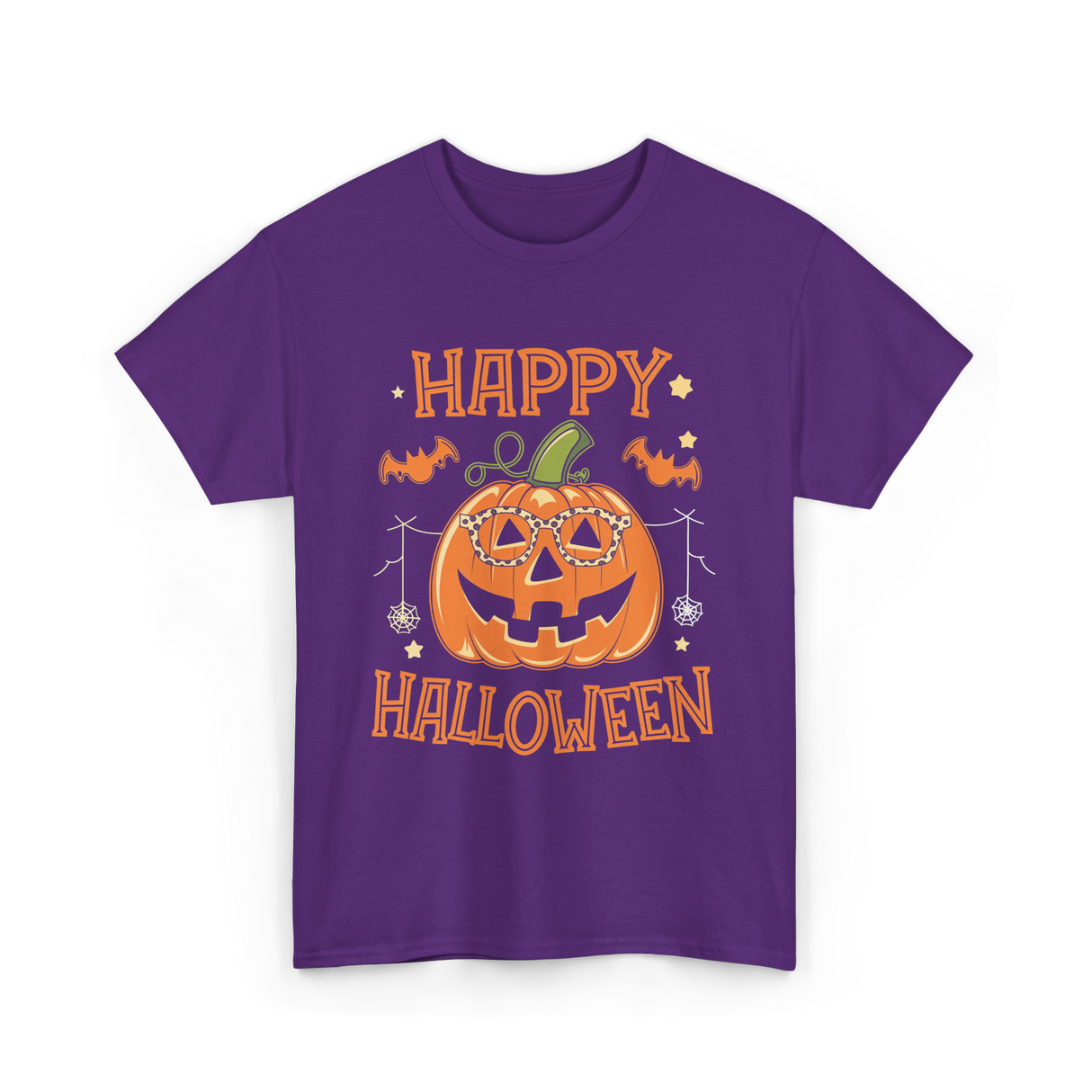 Pumpkin Halloween T-Shirt - Purple