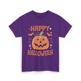 Pumpkin Halloween T-Shirt - Purple