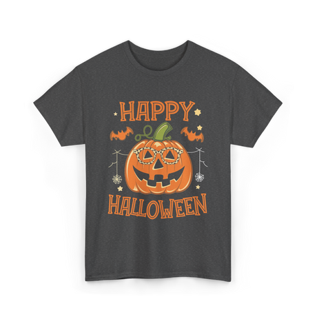 Pumpkin Halloween T-Shirt - Dark Heather