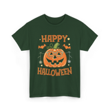 Pumpkin Halloween T-Shirt - Forest Green