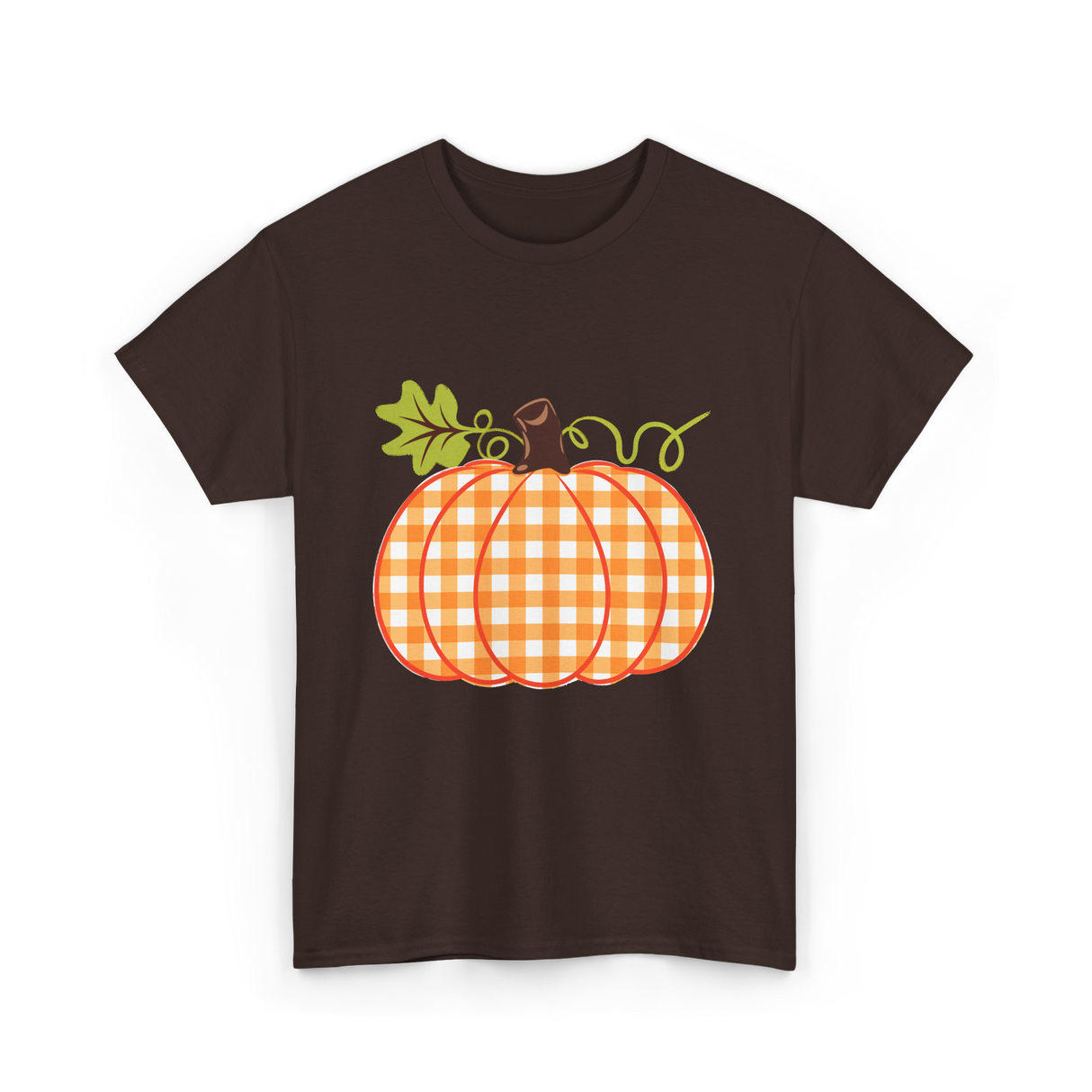 Pumpkin Patch Fall Pumpkin T-Shirt - Dark Chocolate