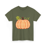 Pumpkin Patch Fall Pumpkin T-Shirt - Military Green