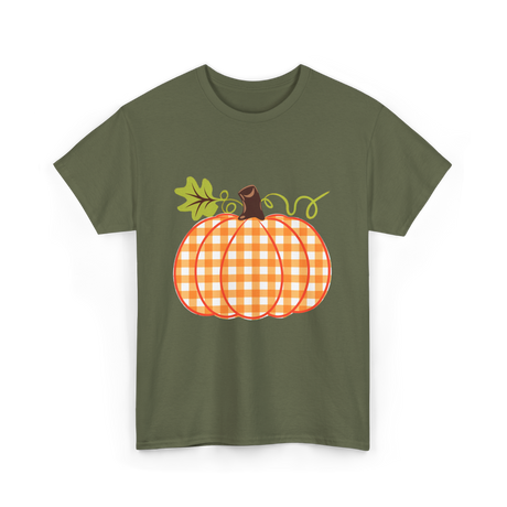 Pumpkin Patch Fall Pumpkin T-Shirt - Military Green