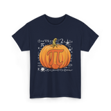 Pumpkin Pi Math Pumpkin T-Shirt - Navy