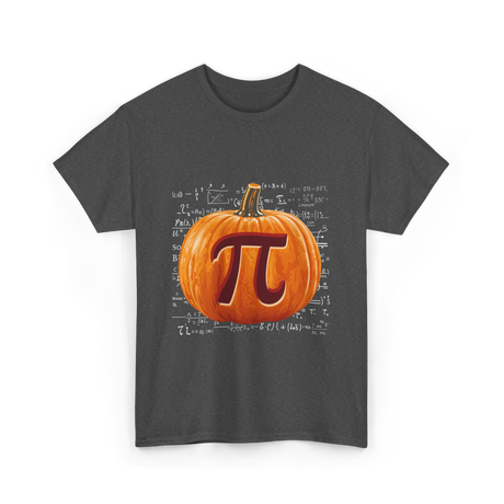 Pumpkin Pi Math Pumpkin T-Shirt - Dark Heather