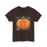 Pumpkin Pi Math Pumpkin T-Shirt - Dark Chocolate