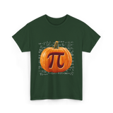 Pumpkin Pi Math Pumpkin T-Shirt - Forest Green