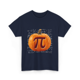 Pumpkin Pi Math Pumpkin T-Shirt - Navy