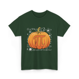 Pumpkin Pi Math Pumpkin T-Shirt - Forest Green