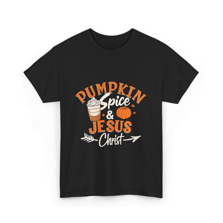 Pumpkin Spice Jesus Christ T-Shirt - Black