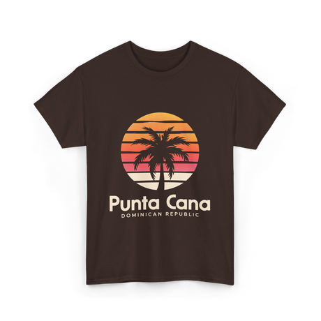 Punta Cana Dominican Republic Travel T-Shirt - Dark Chocolate