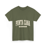 Punta Cana Dominican Republic Travel T-Shirt - Military Green