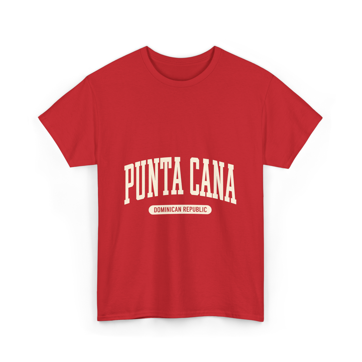 Punta Cana Dominican Republic Travel T-Shirt - Red