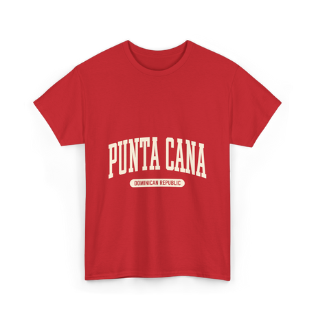 Punta Cana Dominican Republic Travel T-Shirt - Red