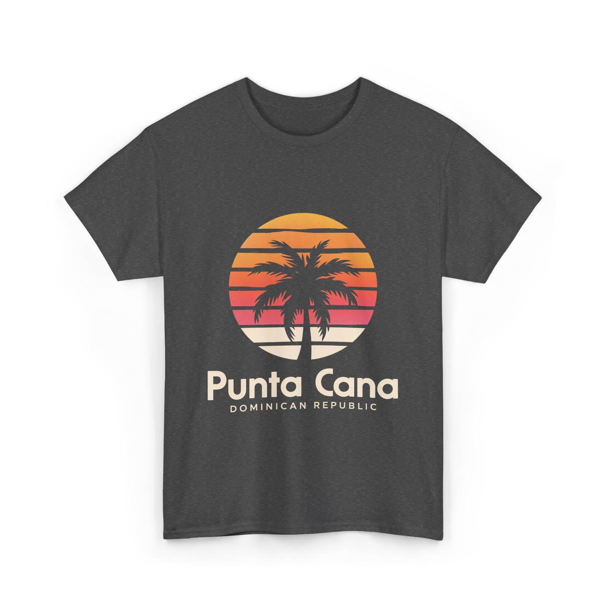 Punta Cana Dominican Republic Travel T-Shirt - Dark Heather