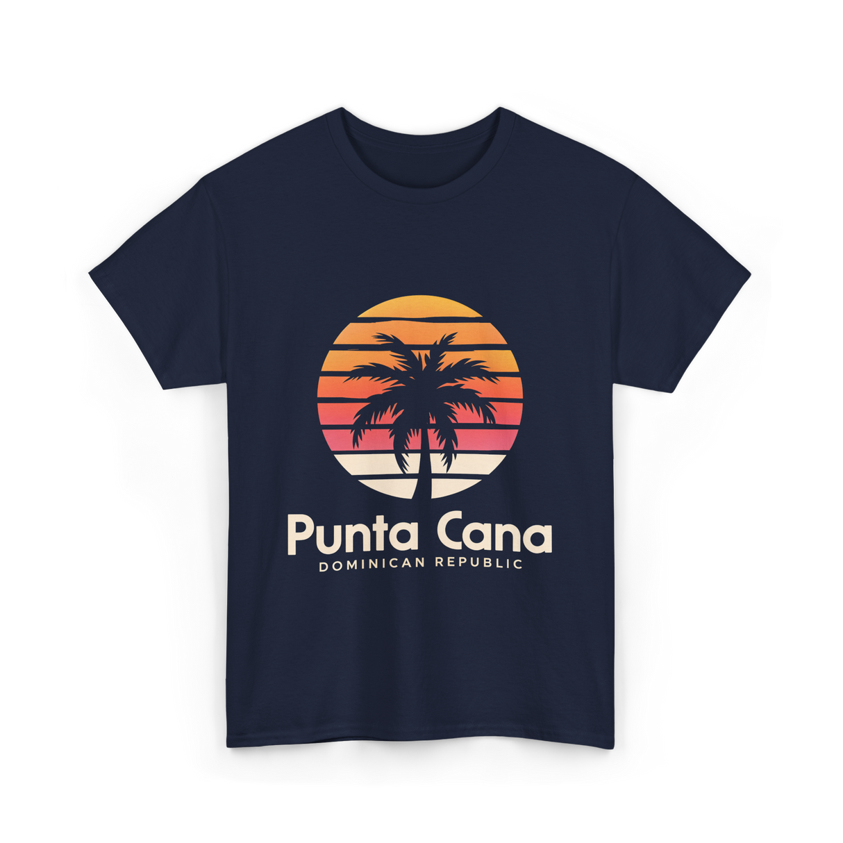 Punta Cana Dominican Republic Travel T-Shirt - Navy