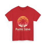 Punta Cana Dominican Republic Travel T-Shirt - Red