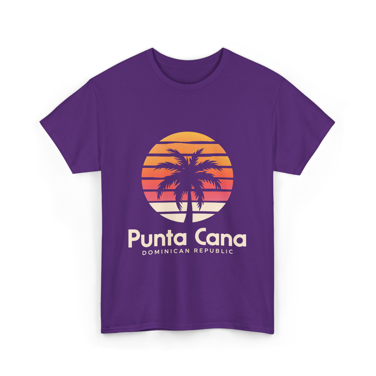 Punta Cana Dominican Republic Travel T-Shirt - Purple